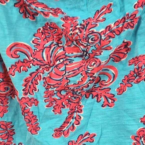 Lilly Pulitzer Wiley Ruffle Tube Top Rhode Island Reef XS/0 Strapless Knit Tee - Picture 5 of 12